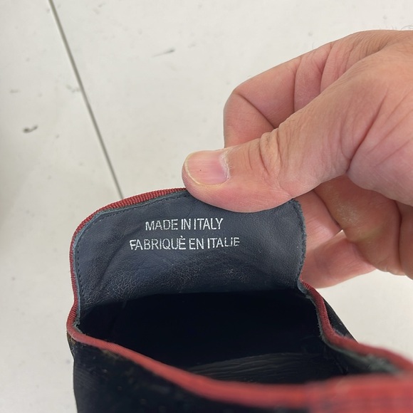 Saks Fifth Avenue COLLECTION Velvet Loafers Sz 10.5 M black - Picture 10 of 12